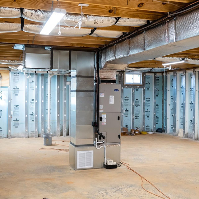 Air Handler Installed